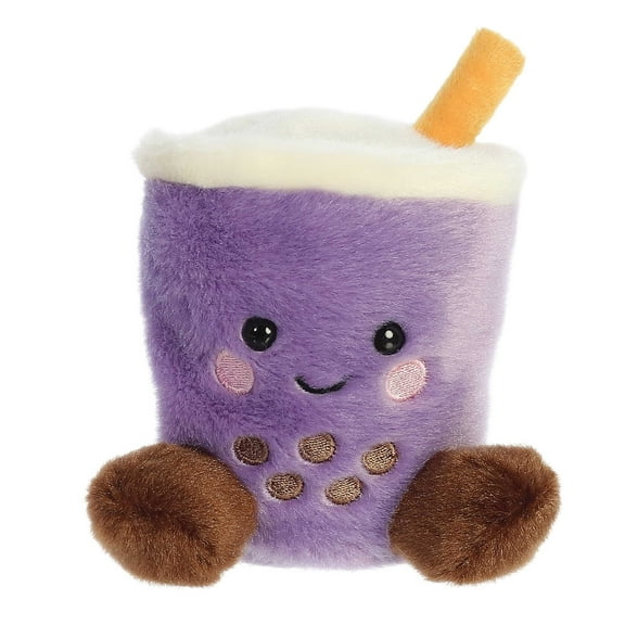 Aurora - Mini Purple Palm Pals - 3.5" Tart Taro Boba - Adorable Stuffed Animal