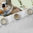 thumbnail image 4 of Homewish Cute Farmhouse Rabbit Black Out Curtains for Kid, Kawaii Cartoon Bunnies Curtains Pack of 2 (42x63 Each), Groovy Daisy Flower Bedroom Curtains, Blackout Curtains Home Decor, 4 of 6
