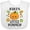 AA-White, variant on Inktastic Nanas Little Pumpkin with Leaves and Stars Boys or Girls Baby Bib