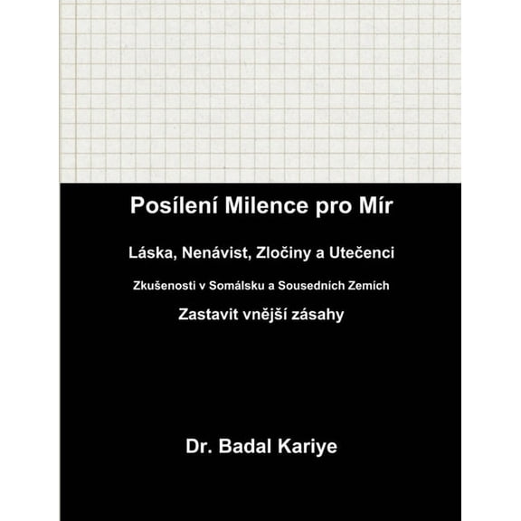PosÃlenà Milence pro MÃr, (Paperback)