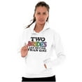 thumbnail image 3 of Two Brides Better Than One LGBT Pride Hoodie Sweatshirt Women Brisco Brands S, 3 of 6
