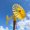 Yellow, variant on PLPPYFS Mini Plastic Windmill Weather Vane Plant Pot Ornament, Rotatable Small Wind Direction Indicator Stake Decor, Tiny Windmill Stake for Planter Mini Garden Balcony Landscape Decor Gift