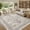 Gray&Terracotta, variant on UERMEI 8'x10' Area Rugs for Living Room, Washable Vintage Large Area Rugs for Bedroom Dining Room Office, Retro Soft Low Pile Floral Rug Home Decor Carpet, Gray&Terracotta