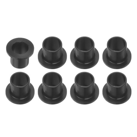 8 Packs Flanged Sleeve Bearings Plastic Bushings 6mm Bore x 7mm OD x 8mm Length Black POM Bushings