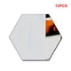 thumbnail image 5 of Wosthever Pegatinas de espejo hexagonales de 12 piezas, pegatina autoadhesiva de efecto reflectante acrílico, pegatina de pared colgante de alta Decoración del hogar, 5 of 6