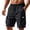 A-Black, variant on DDAPJ pyju Mens Cargo Shorts Elastic Waist Hiking Athletic Shorts Lightweight Drawstring Workout Jogger Shorts with Pockets Black M