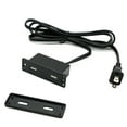 thumbnail image 2 of Prise Hub USB Alimentée Encastrée Prise d'Alimentation USB avec Bloc d'Alimentation 2 Ports USB 2,1 A Montée dans Lit Bureau Table Sofa Noir, 2 of 6