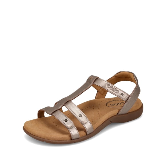 Sandalia Taos Footwear Trophy 2 para mujer, color champán, 7 M, EE. UU.
