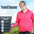 thumbnail image 4 of Labymos Hommes Femmes Sun-Protection Clothing Vestes Coupe-Vent Imperméable à Séchage Rapide Poches Coupe-Vent Randonnée en Plein Air avec Sac de Rangement, 4 of 7