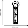 thumbnail image 4 of Custom Pet Paw Address Metal Sign, Vertical House Number Sign, Street Number Sign, Front Porch Sign, 4 of 6