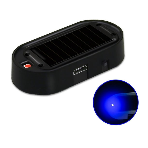 Led Car Fake Dummy Alarm Warning Light Solar Security Anti-theft ...