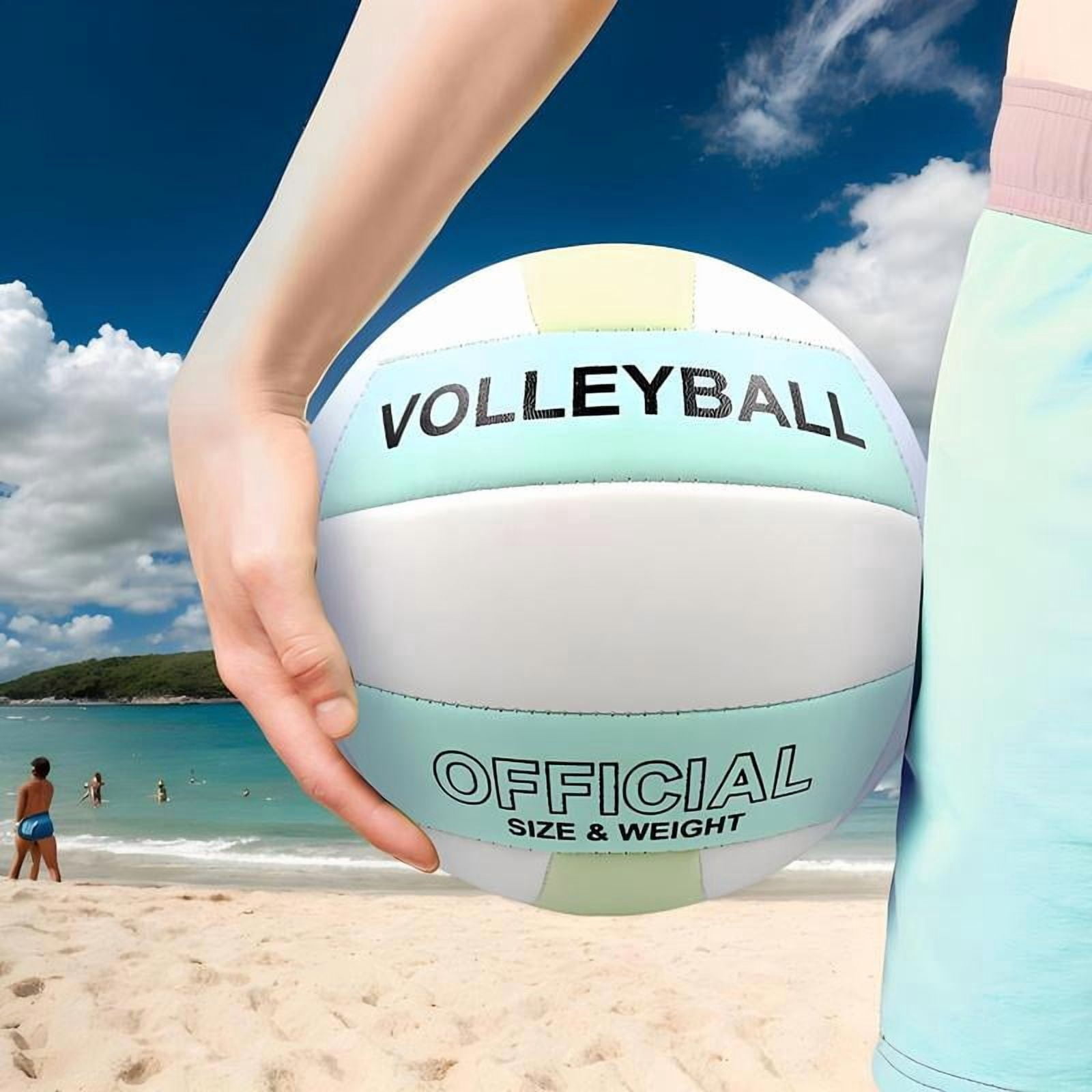 Professional Volley Ball Thickened Surface Soft Leather Volleyball Waterproof Game Play Volleyballs for Womens Mens