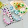 thumbnail image 3 of New Colorful Bow Flower Pendant Mobile Phone Chain Lanyard Short Keychain Hanging Charm A3, 3 of 6