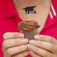 thumbnail image 3 of 10pcs Cupcake Topper Muffin Topper Decoración Para Cumpleaños Negro, 3 of 9