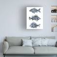 thumbnail image 3 of Emma Scarvey 'Blue Fish II' Canvas Art, 3 of 3
