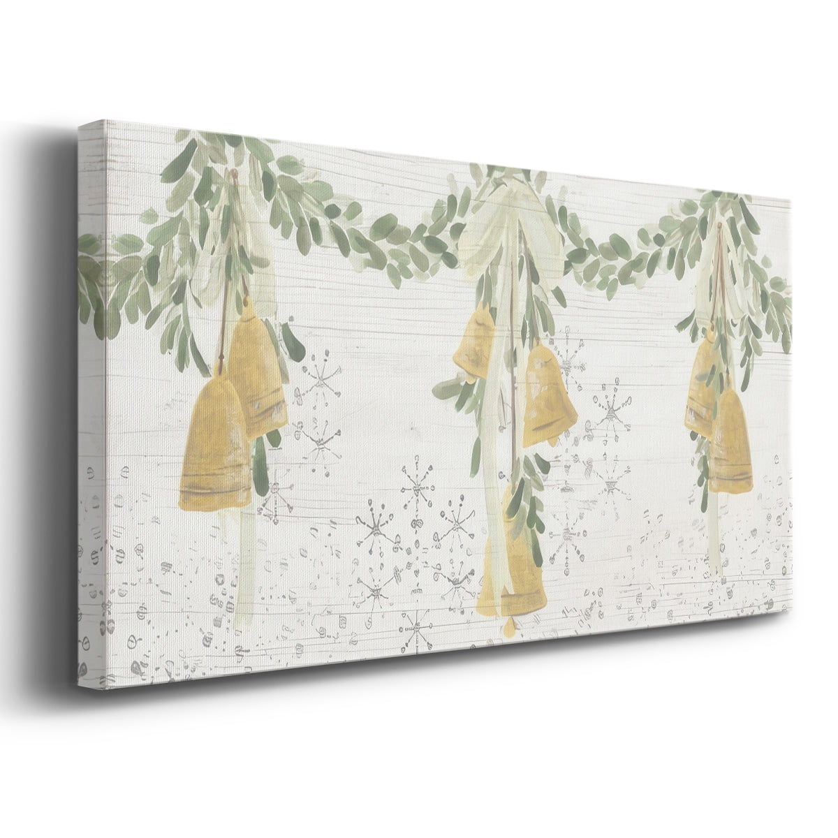 Weathered Aspen Wreath Collection D- Gallery Wrapped Canvas
