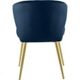 thumbnail image 2 of Meridian Furniture Finley Navy Velvet Dining Chair (Set of 2), 2 of 4