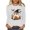 White, variant on Womens Fall Coffee Ghost Graphic Tees Long Sleeve Crewneck T-Shirts Cute Halloween Pumpkin Print Casual Pullover Tops Autumn Holiday Shirts Blouse for Ladies