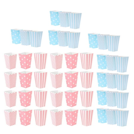 

TINKSKY Popcorn Boxes Box Party Container Favor Paper French Candy Snack Movie Fries Containers Holder Mini Birthday Serving