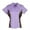 Lavender, variant on Mossy Oak Women's Short Sleeve Polo with Camo Insert