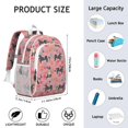 thumbnail image 6 of Shiba Inu Dog and Flower Floral Backpack for School,Cute School Bag,Schoolbag with Adjustable Shoulder Straps & Padded Back,15"x11.42"x5.5", 6 of 6