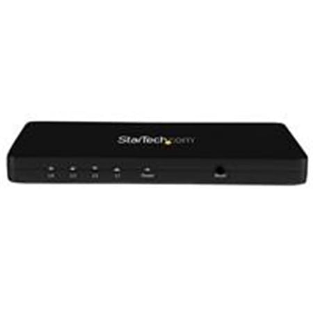 UPC: 0065030858335 | StarTech 4-Port HDMI 4K Video Splitter With Solid Aluminum Housing-4K 30Hz ST124HD4K