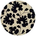 thumbnail image 3 of SAFAVIEH Soho Aristotle Floral Wool Area Rug, Beige/Black, 5' x 8', 3 of 7