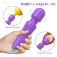 thumbnail image 4 of Personal Massager Wand Massager Powerful Quiet Vibration with 8 Speeds 20 Vibrating Patterns, Sex Toys G Spot Vibrator for Women USB Charging Clitoris Stimulator, 4 of 6