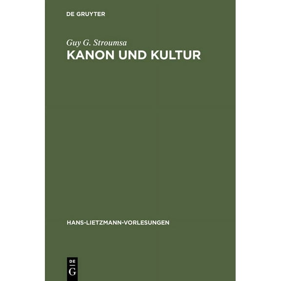 Hans-Lietzmann-Vorlesungen Kanon und Kultur, Book 4, (Hardcover)