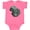 Hot Pink, variant on Lurking Gator Boys or Girls Baby Bodysuit