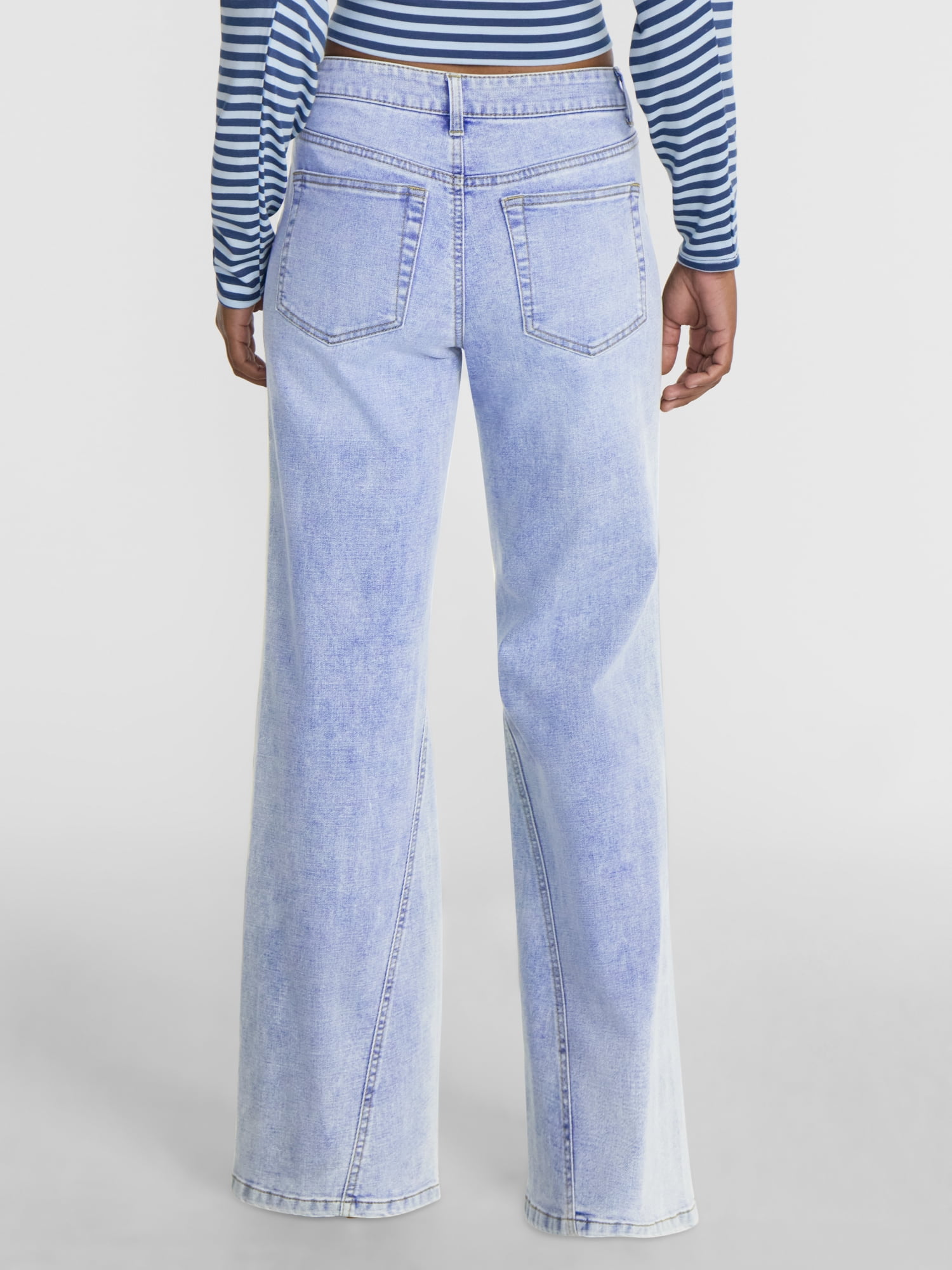 No Boundaries Relaxed Flare Jeans, 31'' Inseam, Women's 00-20