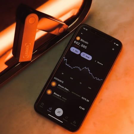 Ledger - Nano X Crypto Hardware Wallet - Bluetooth - Onyx Black