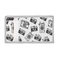 thumbnail image 2 of JIALIOU Nylon Trifold Card Wallet with ID Window Zipper Pocket for Men Women Teen Hand Drawn Camera, 2 of 7
