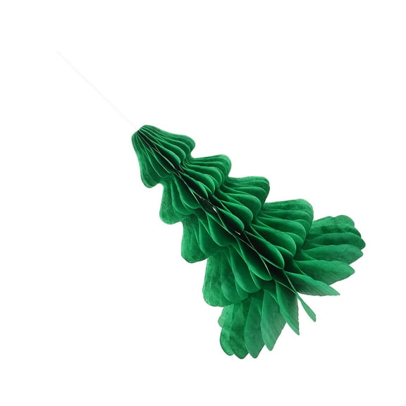 TAILTOSS Honeycomb Paper Christmas Tree Green 1Set 11.8x8.7x8.7in