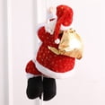 thumbnail image 4 of For Indoor/Outdoor Funny Hanging Climbing Rope Cartoon Xmas Decorations Plush Doll Toy Santa Claus Tree Ornament Santa Doll Pendant 22CM, 4 of 8