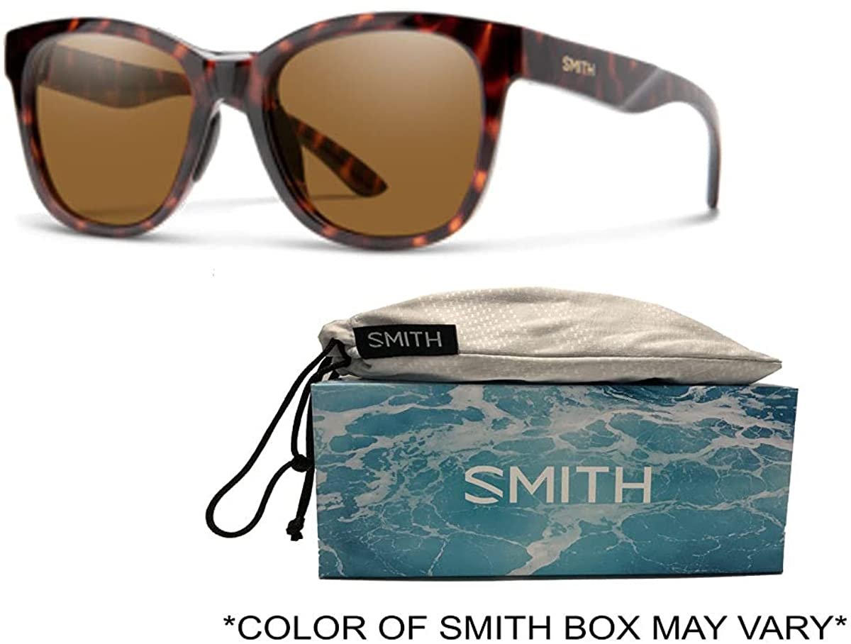 Smith Caper 807/IR 53MM Black/Grey Green Rectangle Sunglasses for