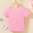 thumbnail image 2 of Gerichy Girls Graphic Print T-Shirt Kids Toddler Baby Girls Spring Summer Letter Print Short Sleeve Tshirt Tops, 2 of 6