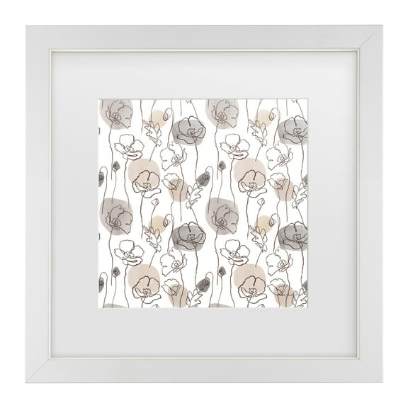 Lisa Audit 'Think Neutral 15' Matted Framed Art