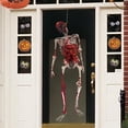 thumbnail image 1 of Adhesivos de pared 3D con diseño de esqueleto sangriento de Halloween, 1 of 3