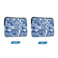 thumbnail image 7 of FORMRS 13"-13.3" Laptop Sleeve Protective Case Soft Carrying Quilted Computer Bag Cover, Blue Garden Pattern, 7 of 7