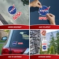 thumbnail image 2 of NASA Logo Decals - Set of 2 Vinyl Stickers for Cars or Truck Window- Space NASA Sticker, 2 of 7