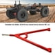 thumbnail image 2 of Barra de Soporte Trigon Delantera Ounissouiy para AXIAL SCX10 Aluminio Rojo, 2 of 6