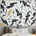 thumbnail image 2 of Orinice Lightning Pattern Tapestry Wall Hanging Unique Style Graphic Tapestries Home Wall Decor Art for Living Room Bedroom Apartment Farmhouse Dorm 40x60inch, 2 of 6