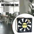 Efficient 12V 90x90x15mm Computer Fan with PWM Speeds Control and 52CFM