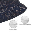 thumbnail image 5 of Cauagu Navy Dark Blue Print Pillow Covers with Envelope Closure,1PC Pillow Cases Decorative Pillow Case for Bed & Couch, Pillows Not Included-20"x30", 5 of 6