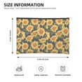thumbnail image 3 of Cauagu Vintage Black Plaid Sunflower for Tyvek Makeup Bag,Reusable Travel Cosmetic Bag Women Organizer Toiletry Bag Birthday,Gifts for Women Girlfriend Mom Teacher 6.5’’*8.9’’, 3 of 7