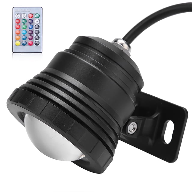 High Luminous Efficiency, Long Life, Low Consumption RGB LED Underwater Light with Remote Controller for Fountain, Pond, Garden, Parks and More