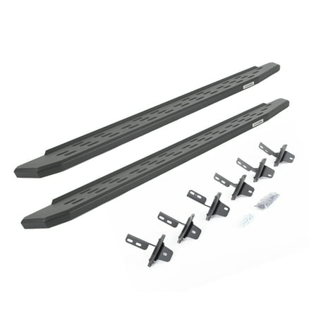 Go Rhino 69612973PC RB30 Running Boards with Mounting Bracket Kit For Ford 21-24 Bronco