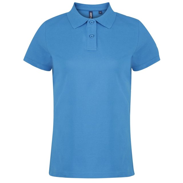 Asquith & Fox Polo Uni à Manches Courtes pour Femmes