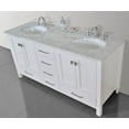 thumbnail image 2 of Malibu Double Sink Vanity in White, 2 of 3